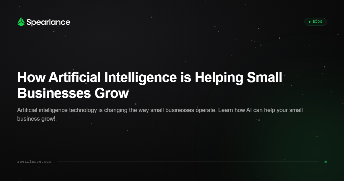 How Artificial Intelligence is Helping Small Businesses Grow