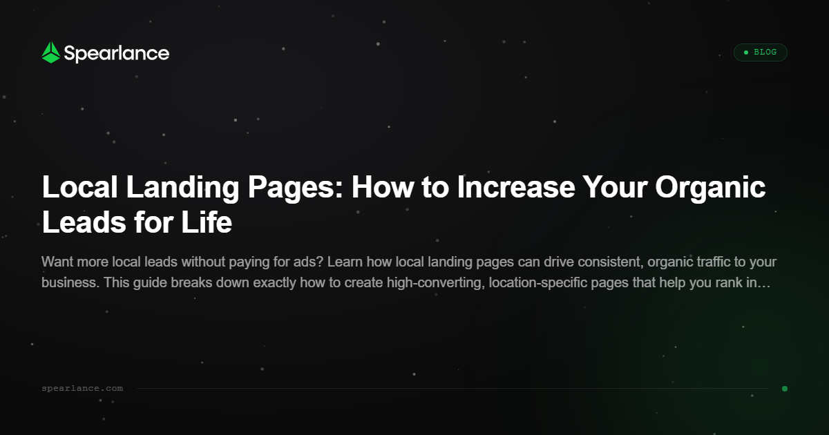 Sketch illustration for Local Landing Pages: How to Increase Your Organic Leads for Life